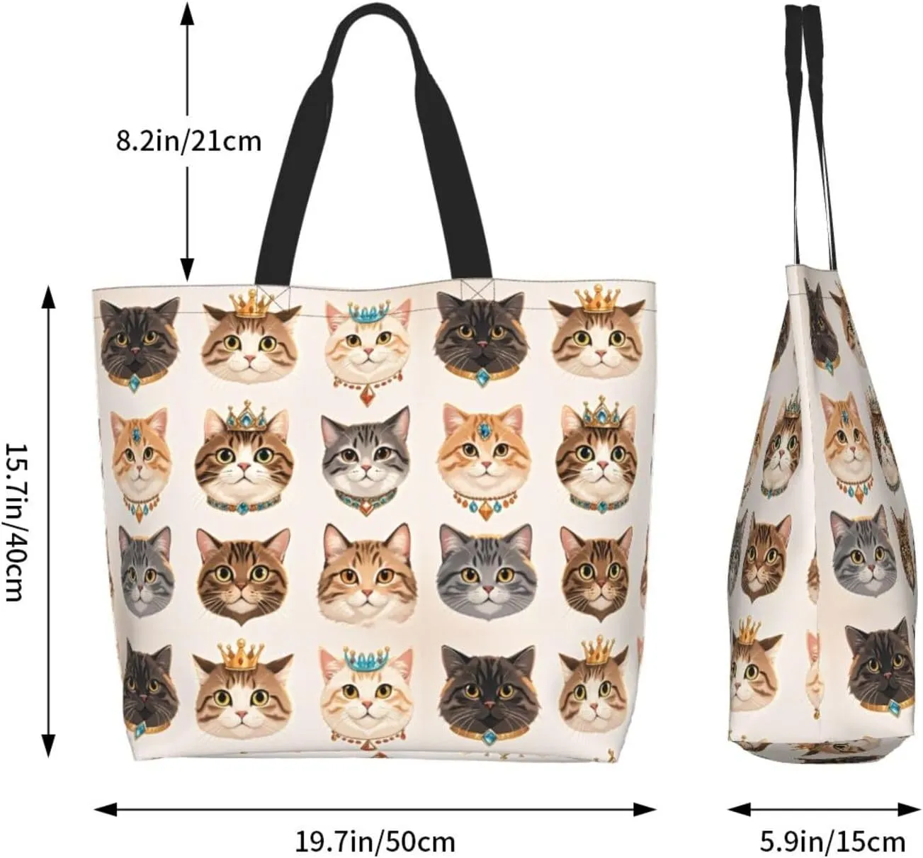 Dog Paw Tote Bag for Women Chicken Reusable Handbag Grocery Bags Skull Beach Shoulder Bag Shopping Handbags Gifts