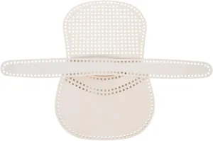 DOITOOL Embroidery Knit Pu Mesh Sheets Cross-Body DIY Sheets for Handbag Making Craft Projects