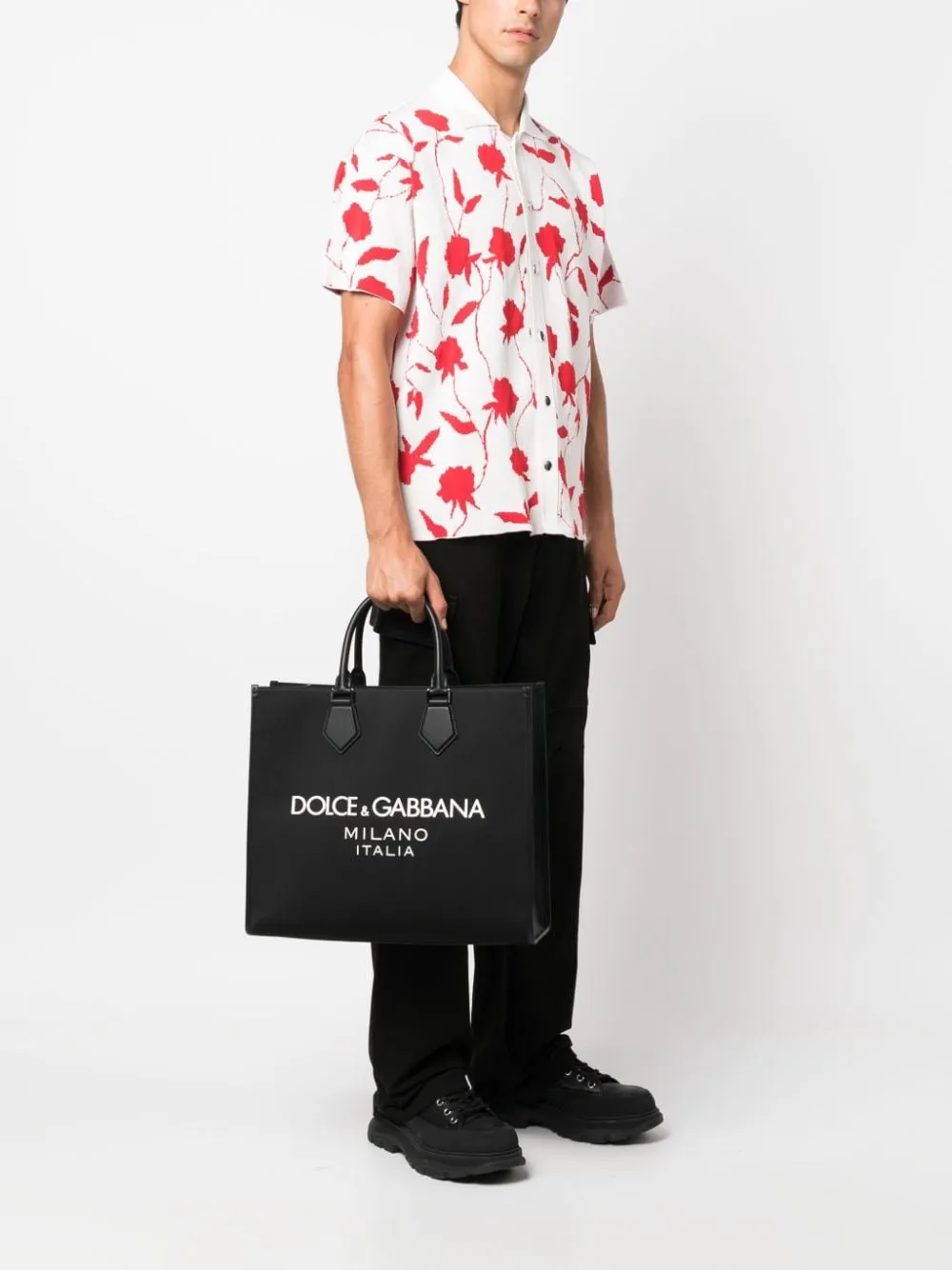 Dolce & Gabbana Nylon Large Tote Bag