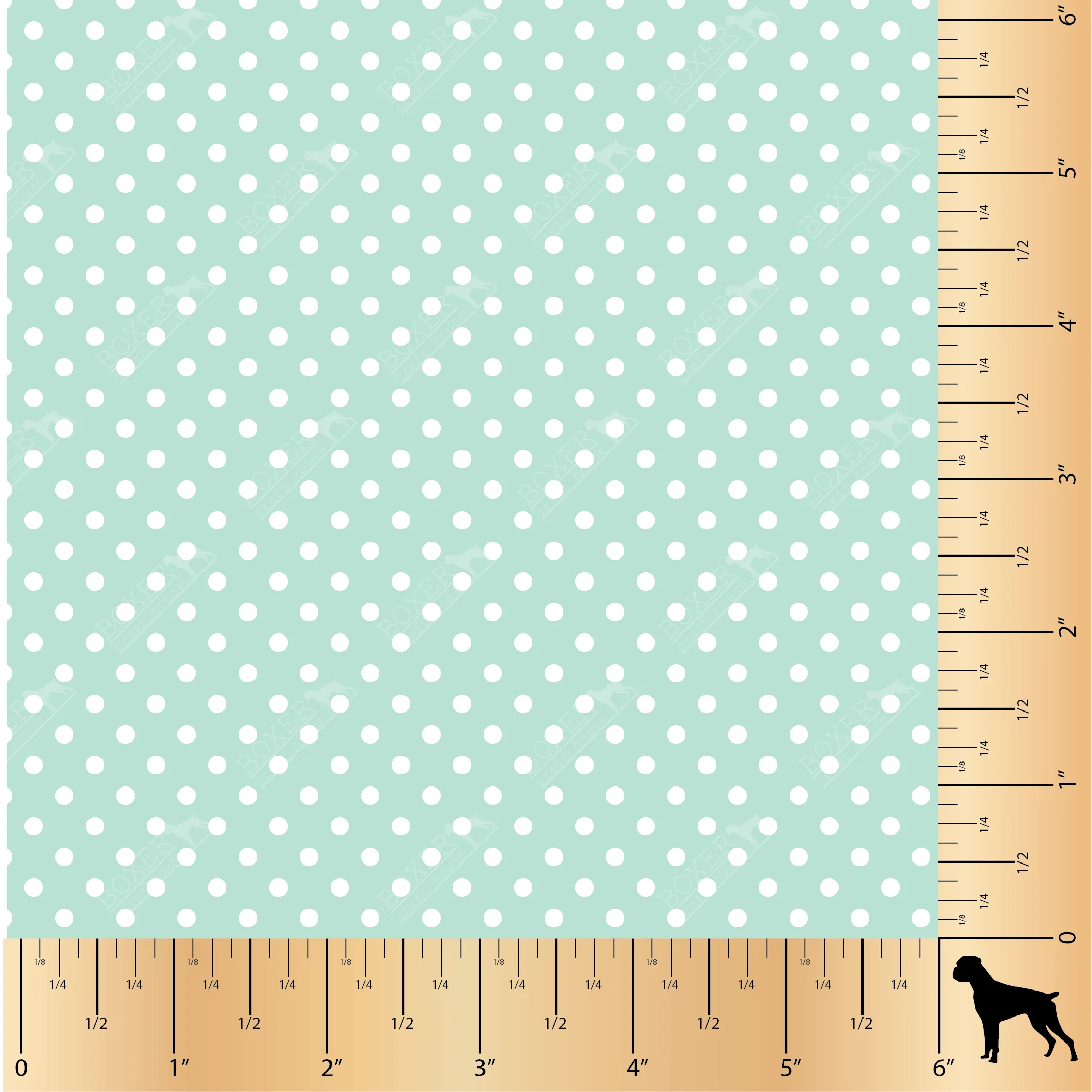 Dots 1/8" - Light Mint