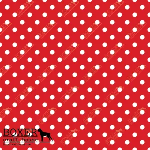 Dots 3/16" - Fiery Red