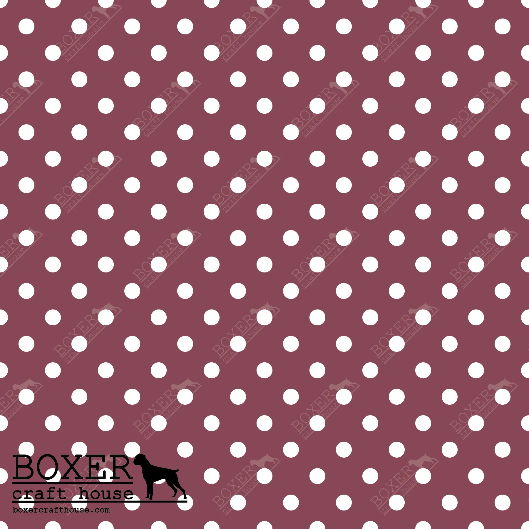 Dots 3/16" - Maroon