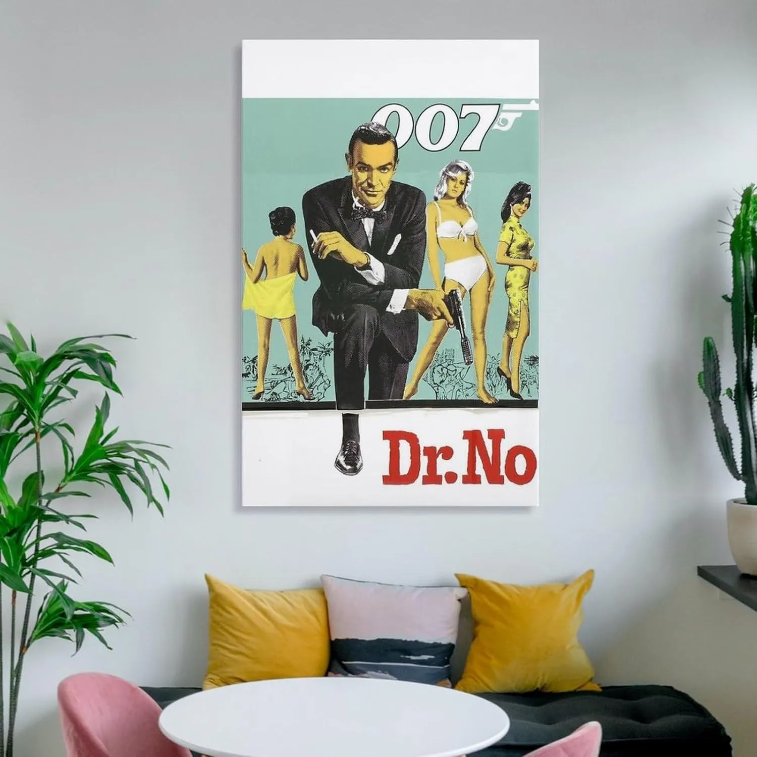 Dr. No James Bond Movie Poster Print 5 (9) Room Aesthetic Poster Print Art Wall Painting Canvas Posters Modern Bedroom Decor 20x30inch(50x75cm)