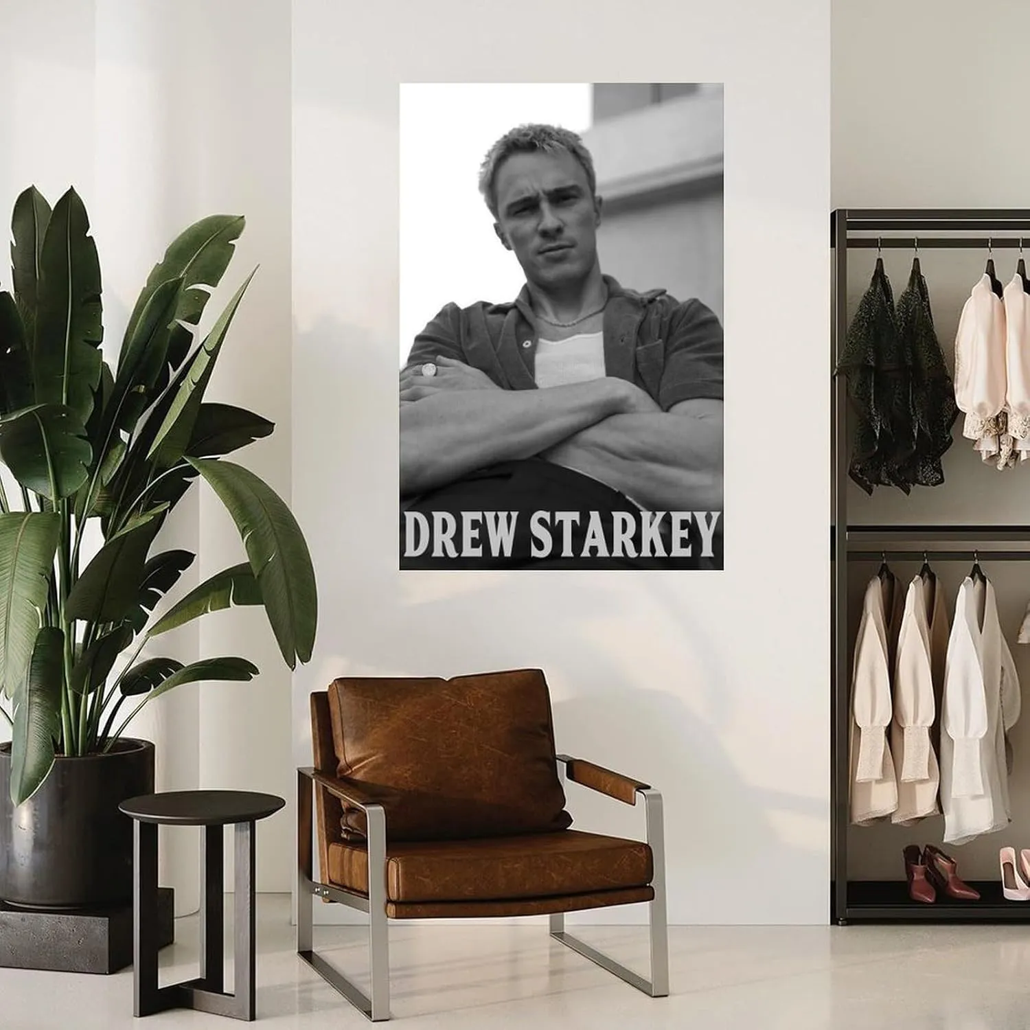 Drew Starkey American Actor Star Cool Portrait Art Poster (4) Canvas Painting Posters And Prints Wall Art for Living Room Bedroom Decor 08x12inch(20x30cm) Unframe-style