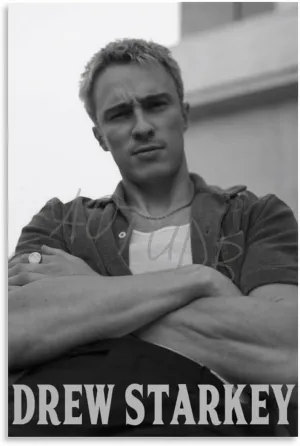 Drew Starkey American Actor Star Cool Portrait Art Poster (4) Canvas Painting Posters And Prints Wall Art for Living Room Bedroom Decor 08x12inch(20x30cm) Unframe-style