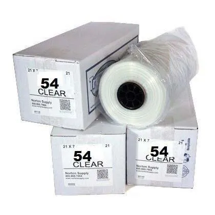 Dry Cleaning Poly Garment Bags Clear 54" - 260 Bags Per Roll