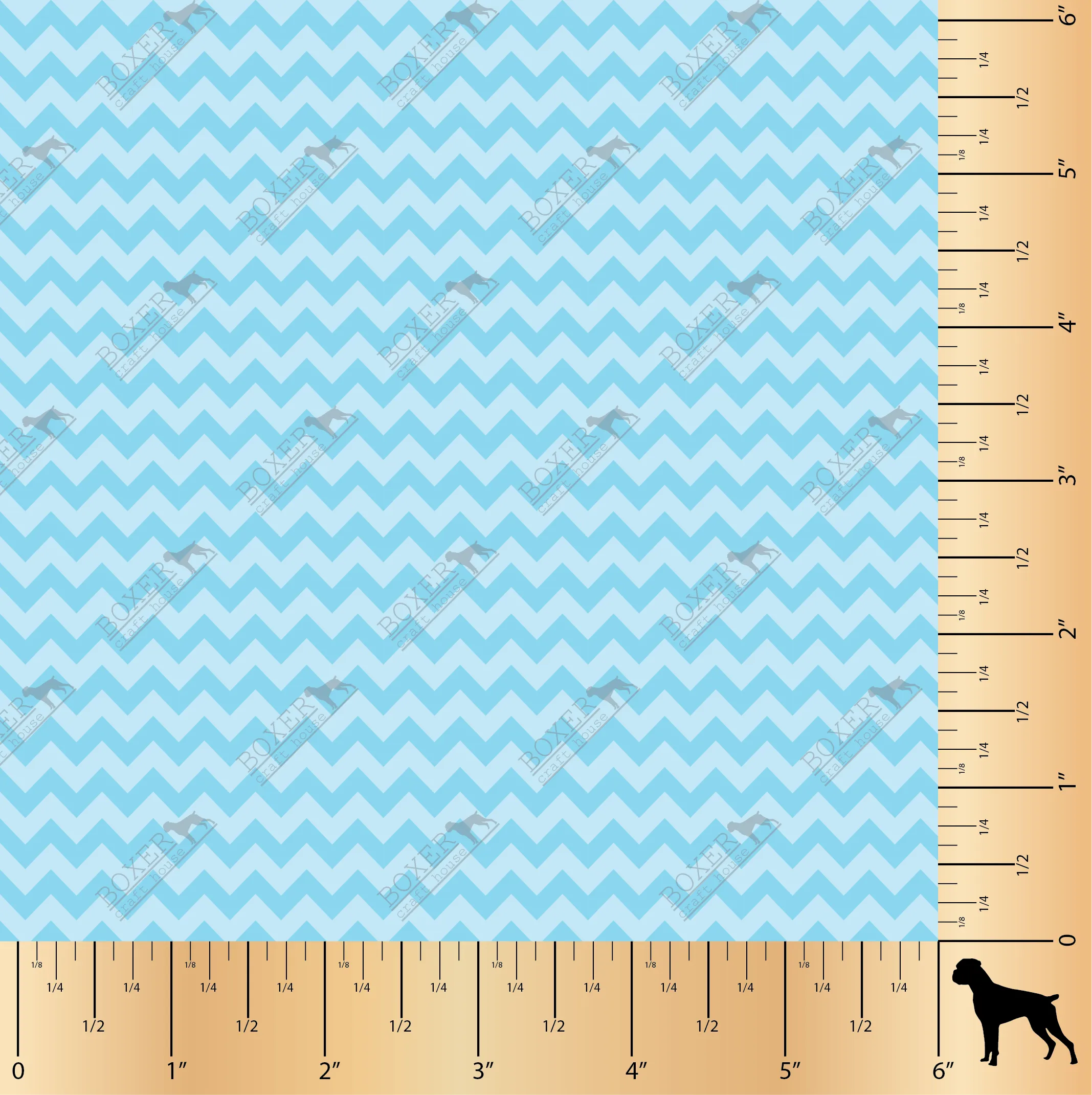 Easter Blue Chevron