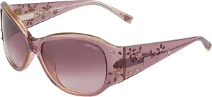 ED HARDY Sakura Flower Pink Sunglasses with Leather Case