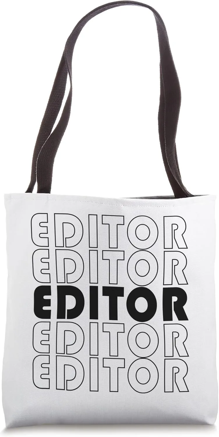 Editor Fun Film Or Book Editor Tote Bag