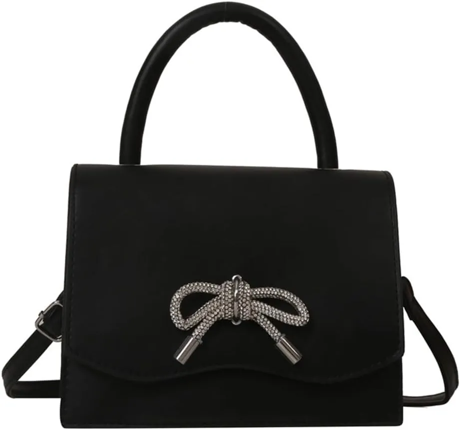 Elegant Shoulder Bag for Women Stylish and PU Handbag with Bowknot Decoration