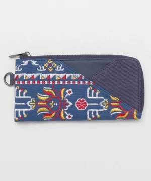 Embroidered Long Wallet