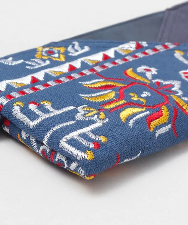 Embroidered Long Wallet