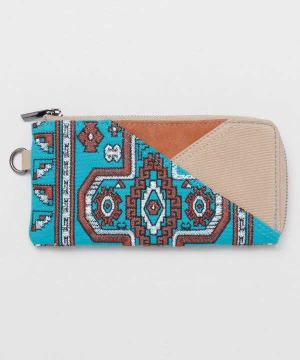 Embroidered Long Wallet