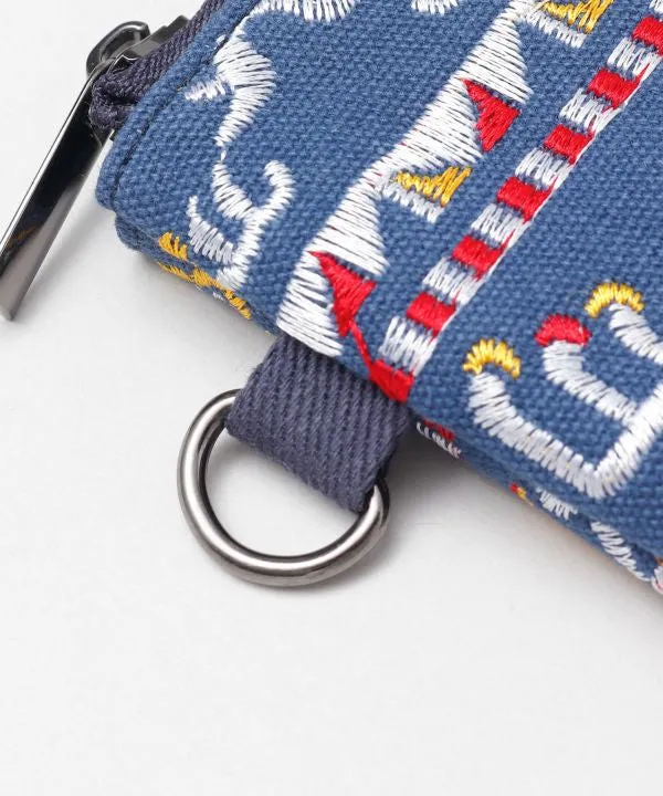 Embroidered Long Wallet