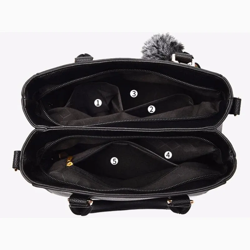 Embroidery Messenger Bags Women Leather Handbags Bags
