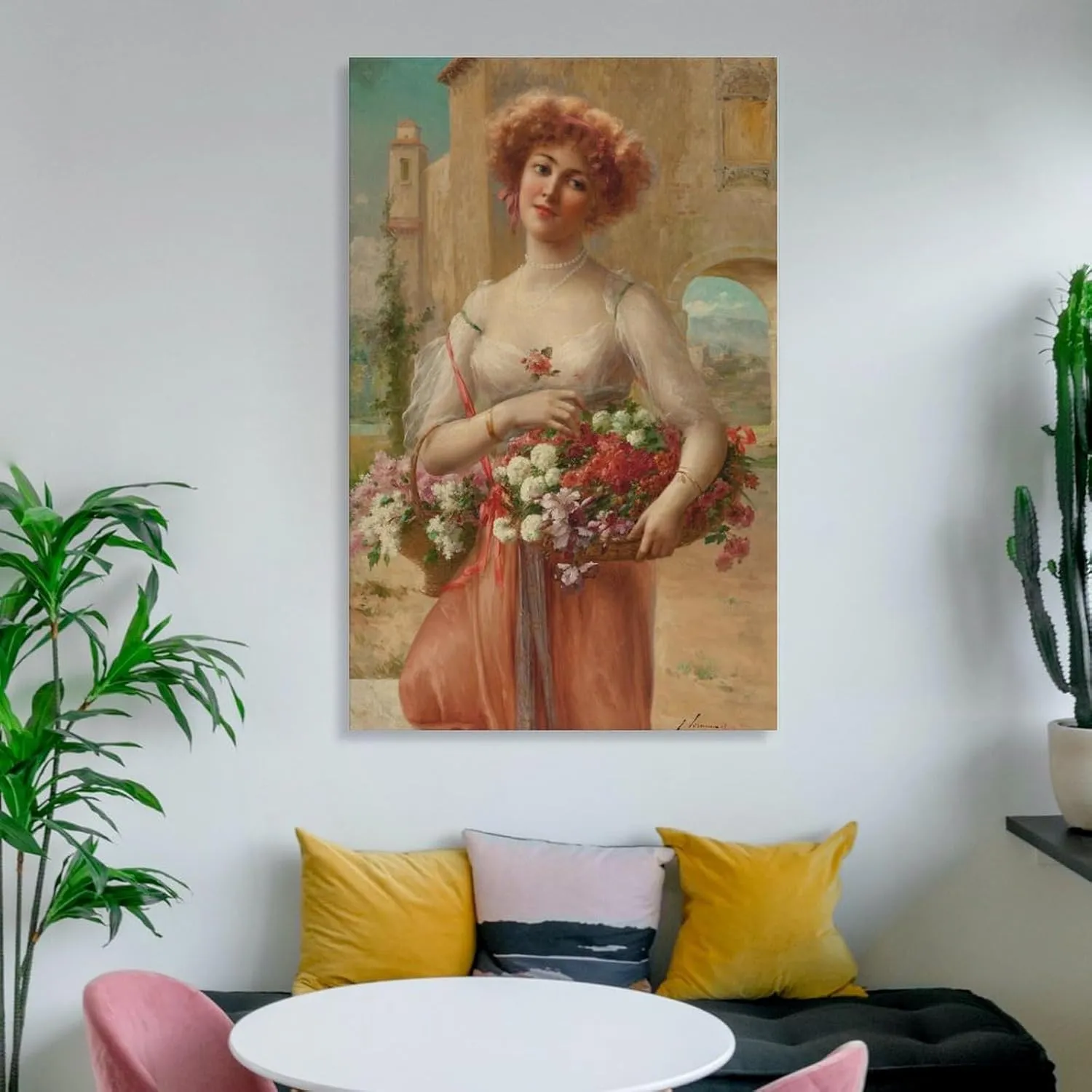 Emile Vernon Poster Print Aux Roses Canvas Art Poster And Wall Art Picture Print Modern Family Bedroom Decor Posters 24x36inch(60x90cm)