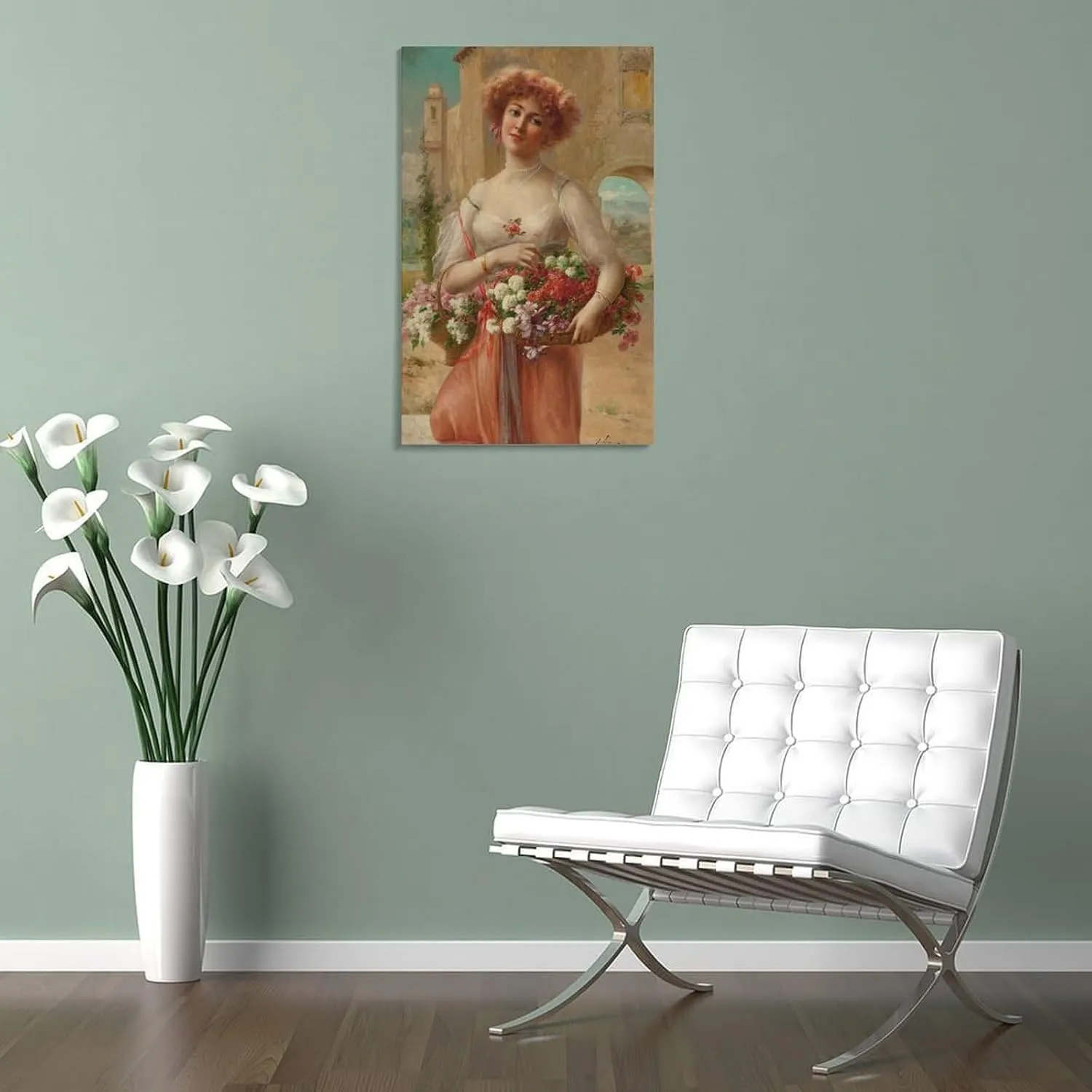 Emile Vernon Poster Print Aux Roses Canvas Art Poster And Wall Art Picture Print Modern Family Bedroom Decor Posters 24x36inch(60x90cm)