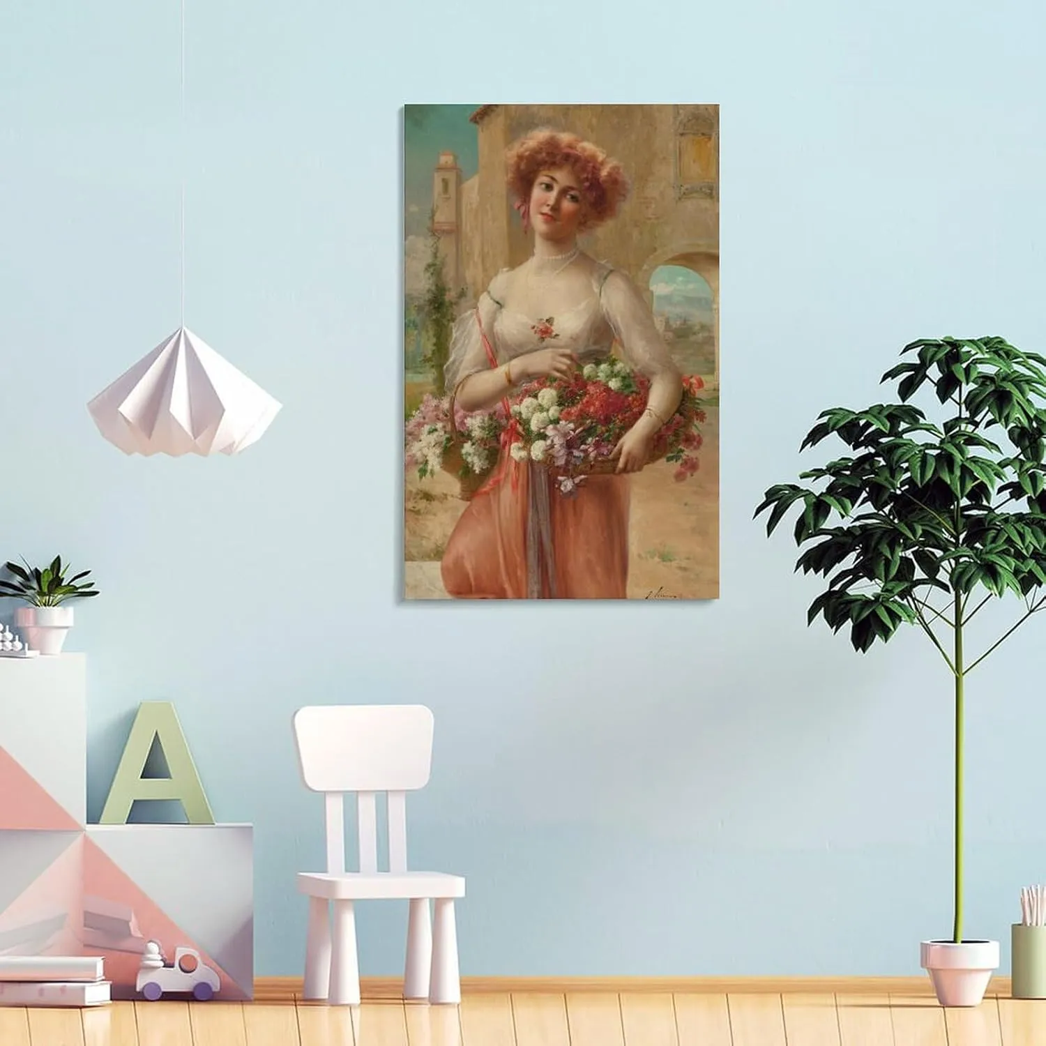 Emile Vernon Poster Print Aux Roses Canvas Art Poster And Wall Art Picture Print Modern Family Bedroom Decor Posters 24x36inch(60x90cm)