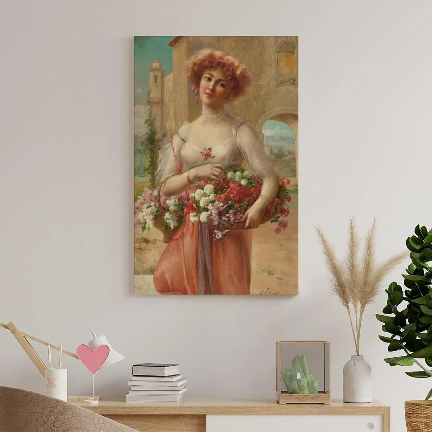 Emile Vernon Poster Print Aux Roses Canvas Art Poster And Wall Art Picture Print Modern Family Bedroom Decor Posters 24x36inch(60x90cm)