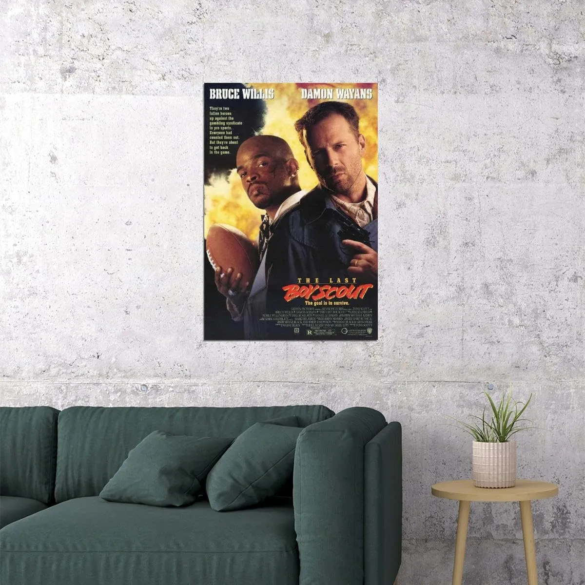 enhighten The Last Boy Scout Movie Michael Papajohn Morris Chestnut Eddie Wall Art Movie Night Home Decor For Living Room Aesthetic 24x36 Poster