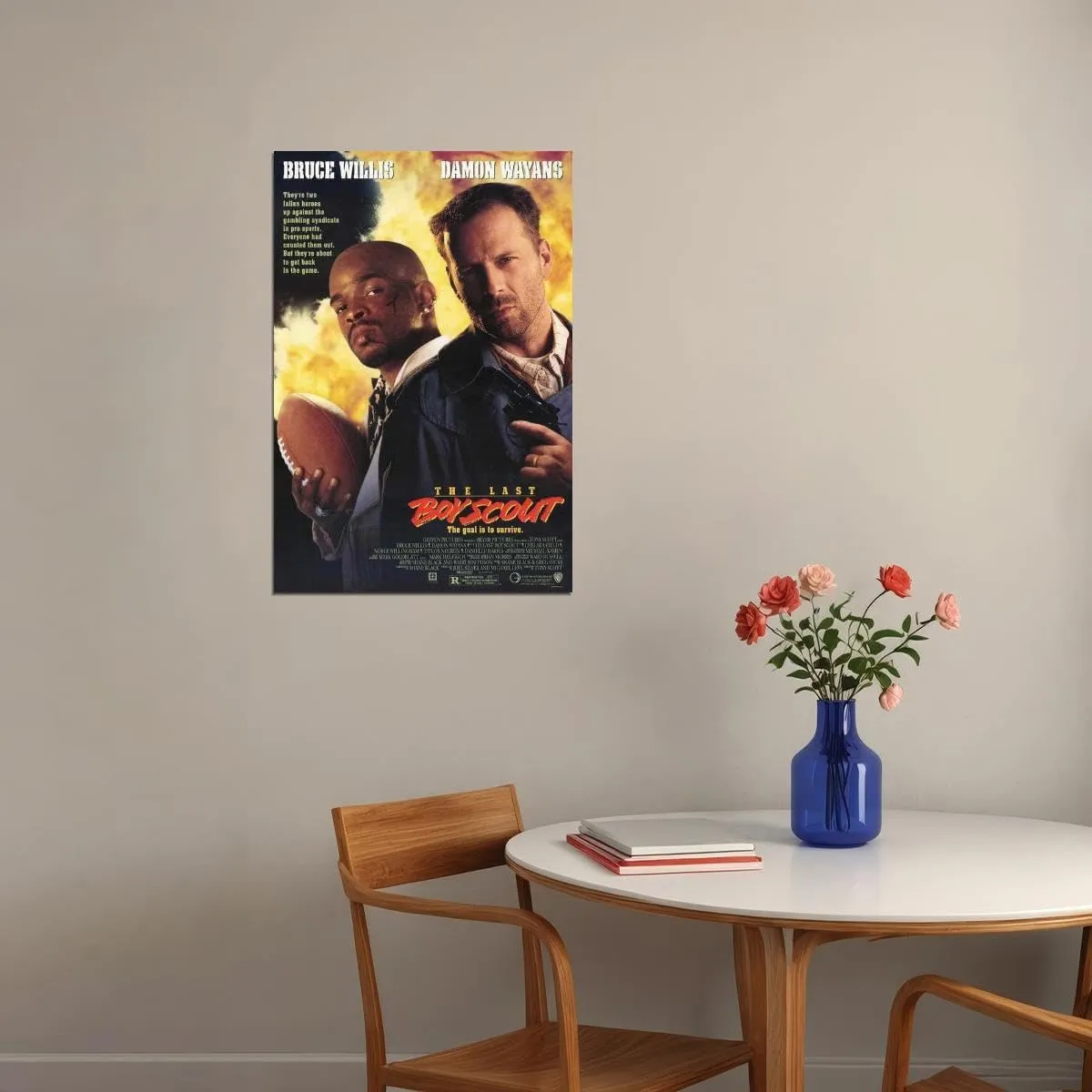 enhighten The Last Boy Scout Movie Michael Papajohn Morris Chestnut Eddie Wall Art Movie Night Home Decor For Living Room Aesthetic 24x36 Poster