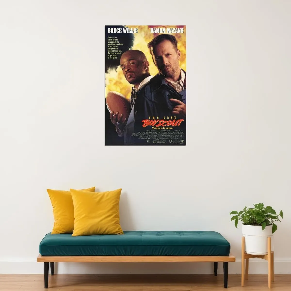 enhighten The Last Boy Scout Movie Michael Papajohn Morris Chestnut Eddie Wall Art Movie Night Home Decor For Living Room Aesthetic 24x36 Poster