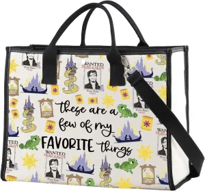 ENSIANTH Princess Merch Fairy Tale Lover-Animal Kingdom Tote Bag Lost Princess Gift Castle Shoulder Bag
