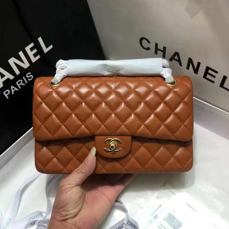 ESMEE - Lambskin Jumbo Shoulder Bag Caramel