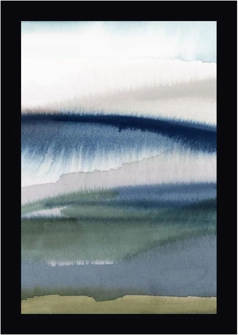 Eventide III by Isabelle Z - 25" x 36" Framed Canvas Art Print - Black Frame - Ready to Hang