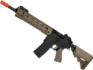 Evike Airsoft - CYMA Sport Airsoft M4 AEG with 11" UX 4 Modular Handguard (Color: Tan)