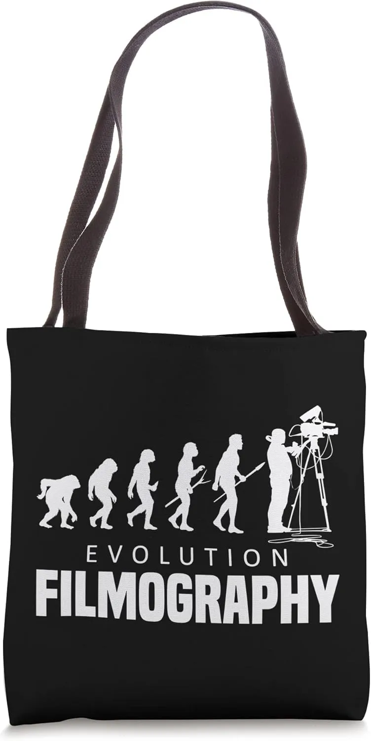 Evolution Of Filmography Cinema Tote Bag