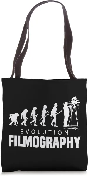 Evolution Of Filmography Cinema Tote Bag