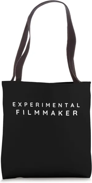 Experimental Filmmaker Modern, Contemporary Font Tote Bag
