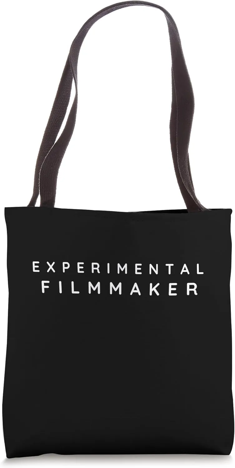 Experimental Filmmaker Modern, Contemporary Font Tote Bag