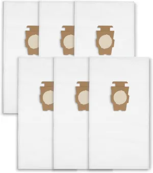 F Style Vacuum Bags for Sentria I II G10D, Avalir, Avalir 2, Ultimate G Series, Diamond Edition, Universal HEPA Cloth Bags Replacement for G3 G4 G5 Gsix, 205811, 205814, 6 Pack