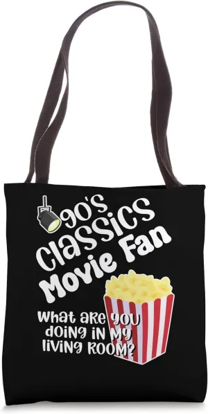 Family Movie Cinema Fans Popcorn Lovers of All Genres Tote Bag