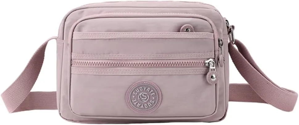 Fashionable Unisex Nylon Messenger Bag Shoulder Bags Suitable for Travel Shopping and Work