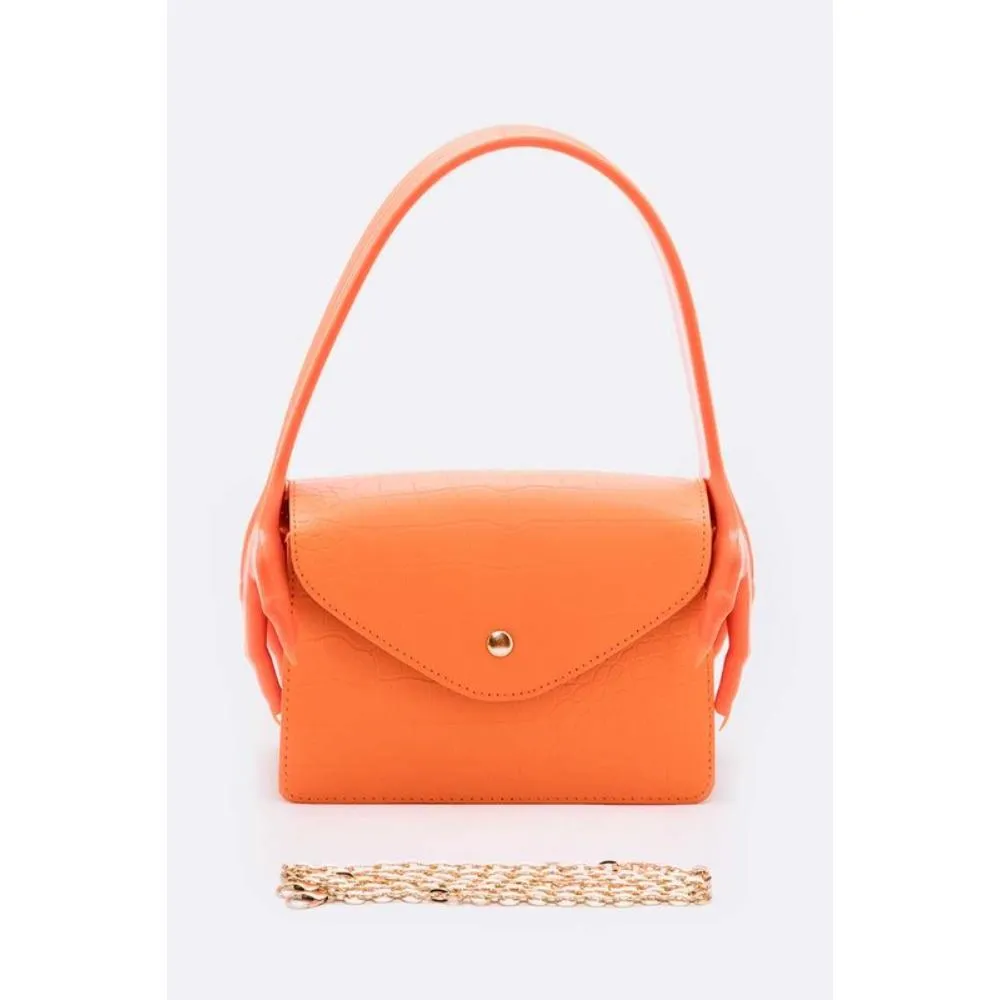 FASHNZFAB Iconic Hand Jelly Handle Convertible Fashion Bag