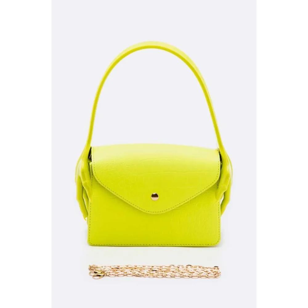 FASHNZFAB Iconic Hand Jelly Handle Convertible Fashion Bag