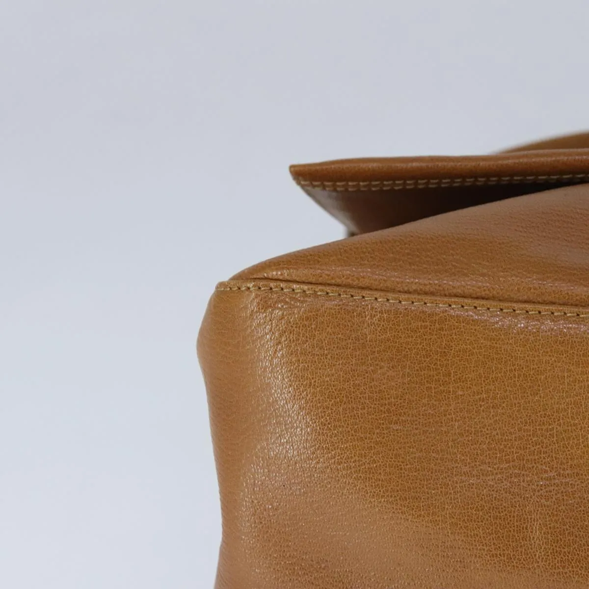 FENDI big Mamma bucket Shoulder Bag Leather Brown