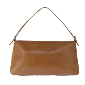 FENDI big Mamma bucket Shoulder Bag Leather Brown