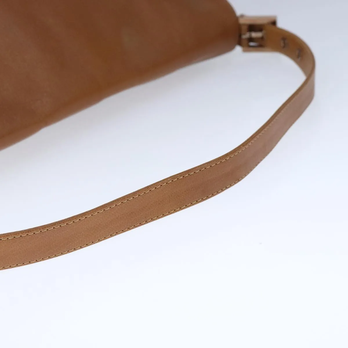 FENDI big Mamma bucket Shoulder Bag Leather Brown