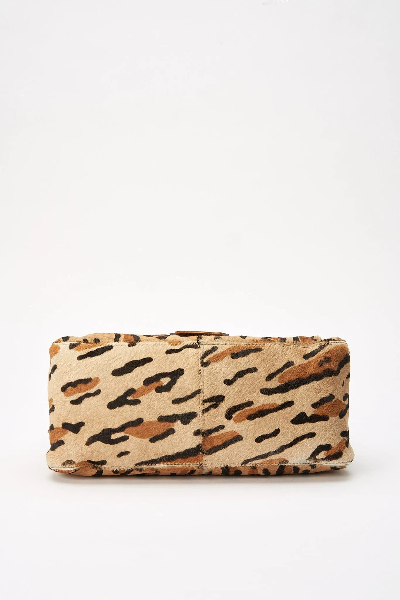 Fendi Vintage Mamma Baguette in Leopard Print Calf Hair