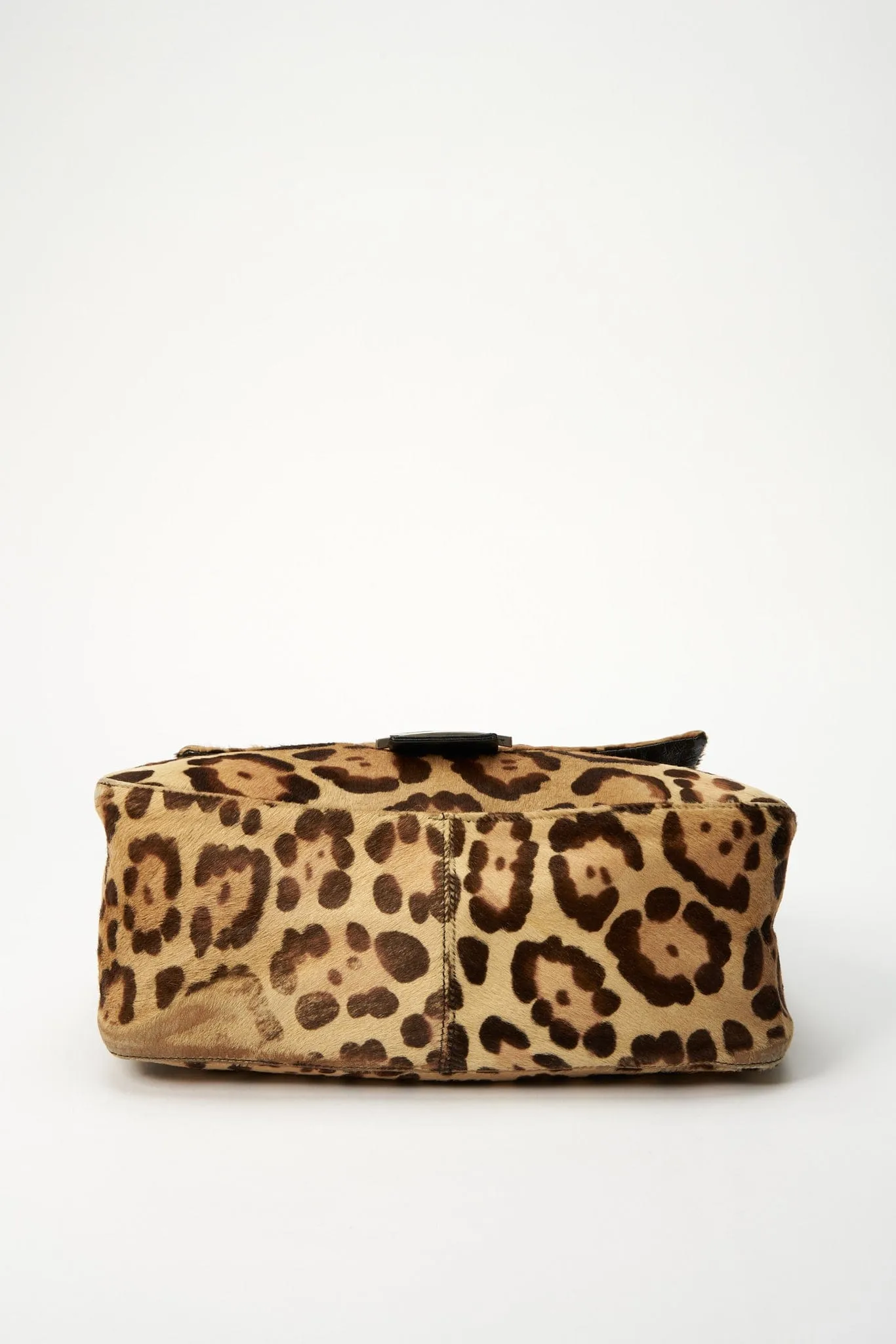 Fendi Vintage Mamma Baguette in Leopard Print Calf Hair