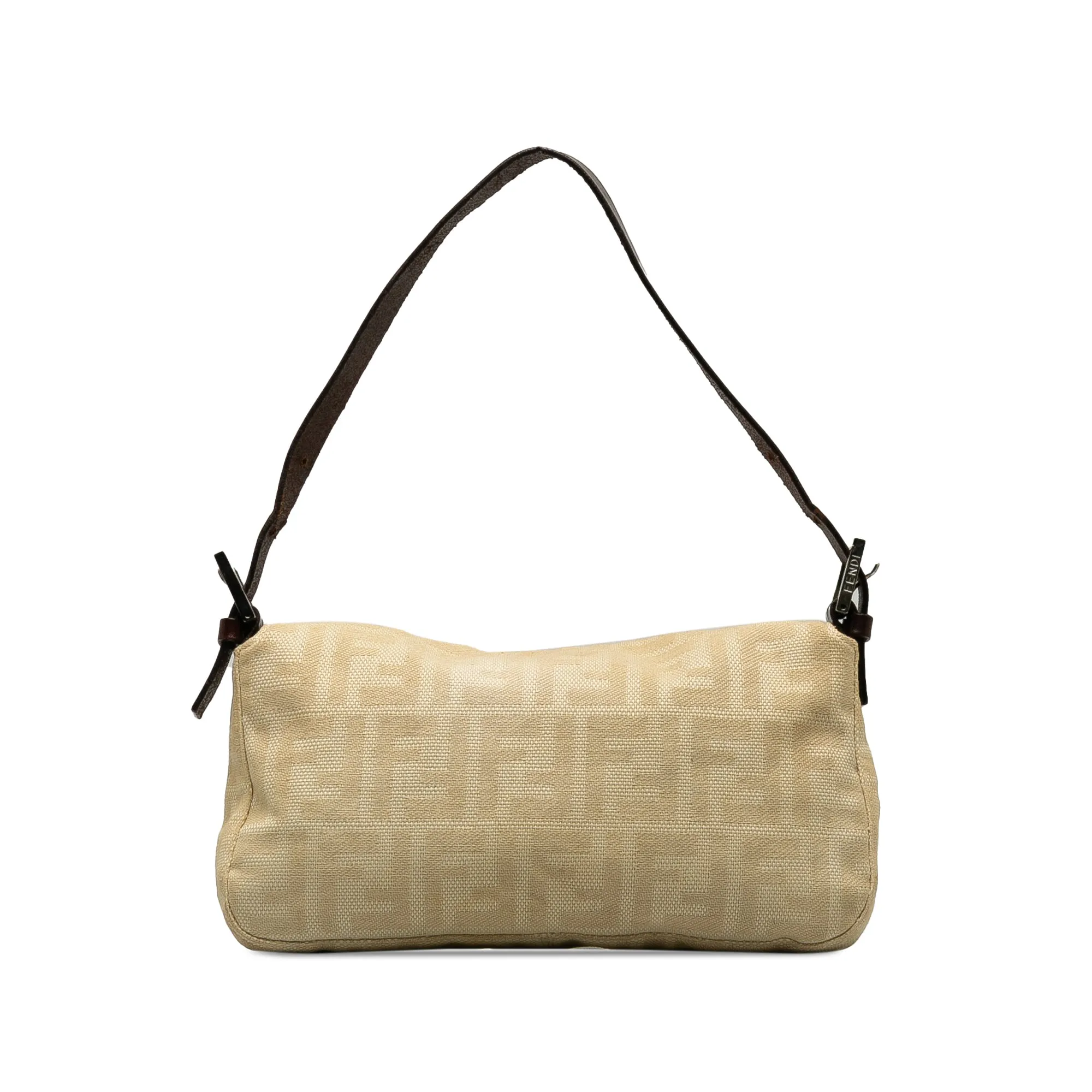 Fendi Zucca Mamma Canvas Baguette