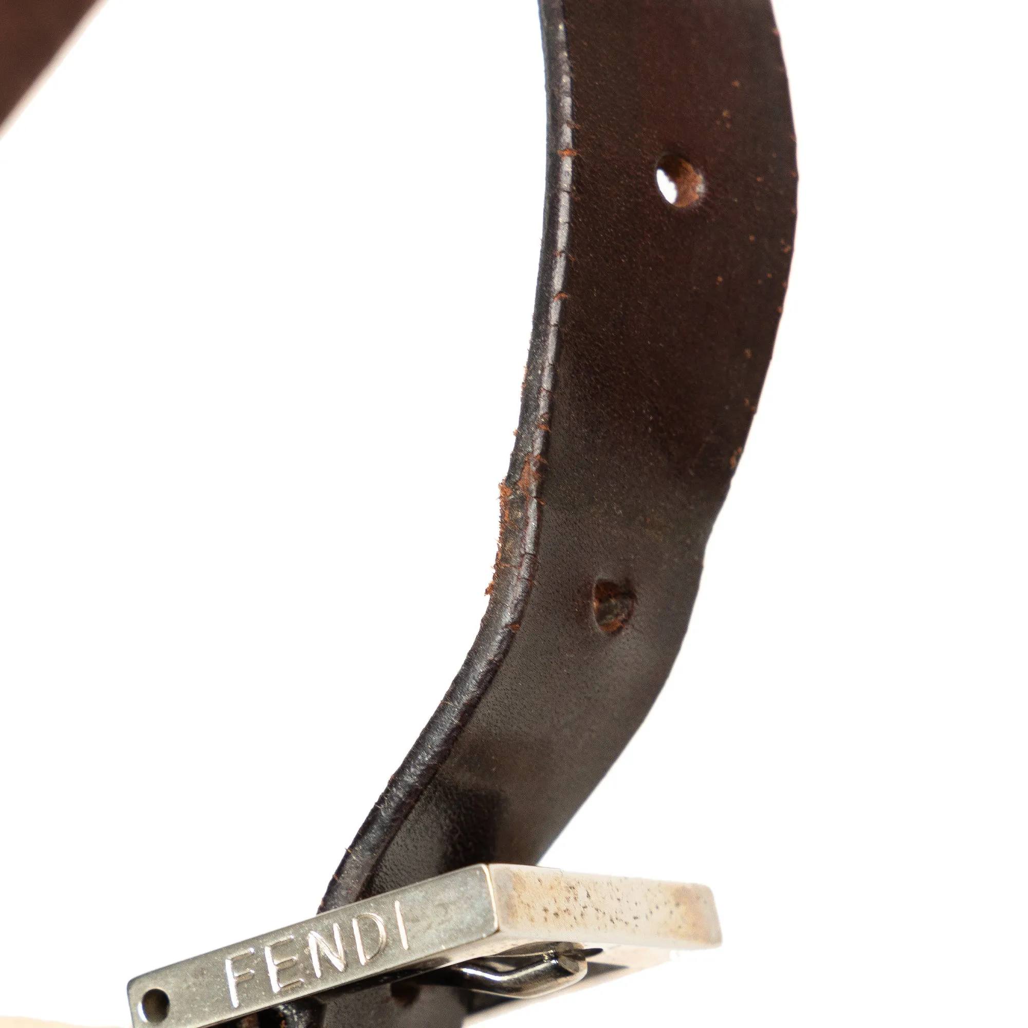 Fendi Zucca Mamma Canvas Baguette