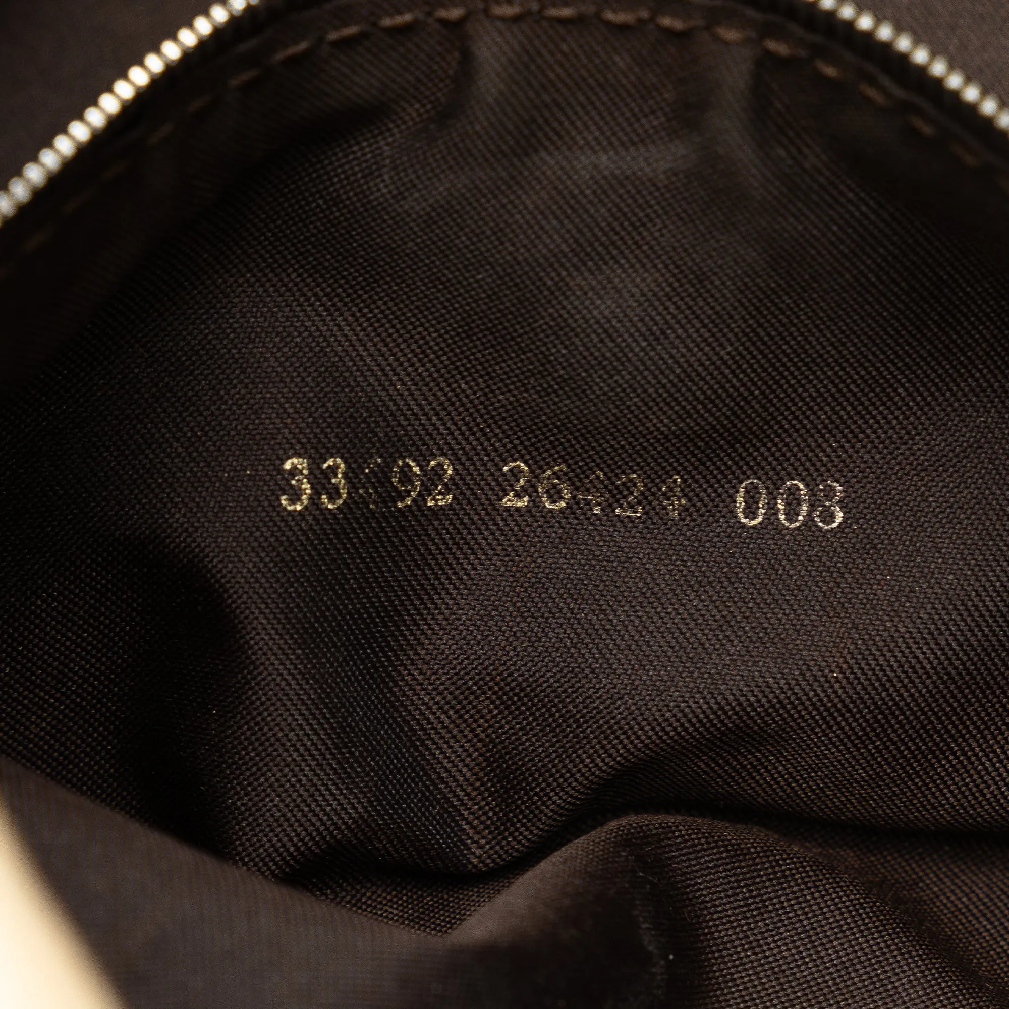 Fendi Zucca Mamma Canvas Baguette