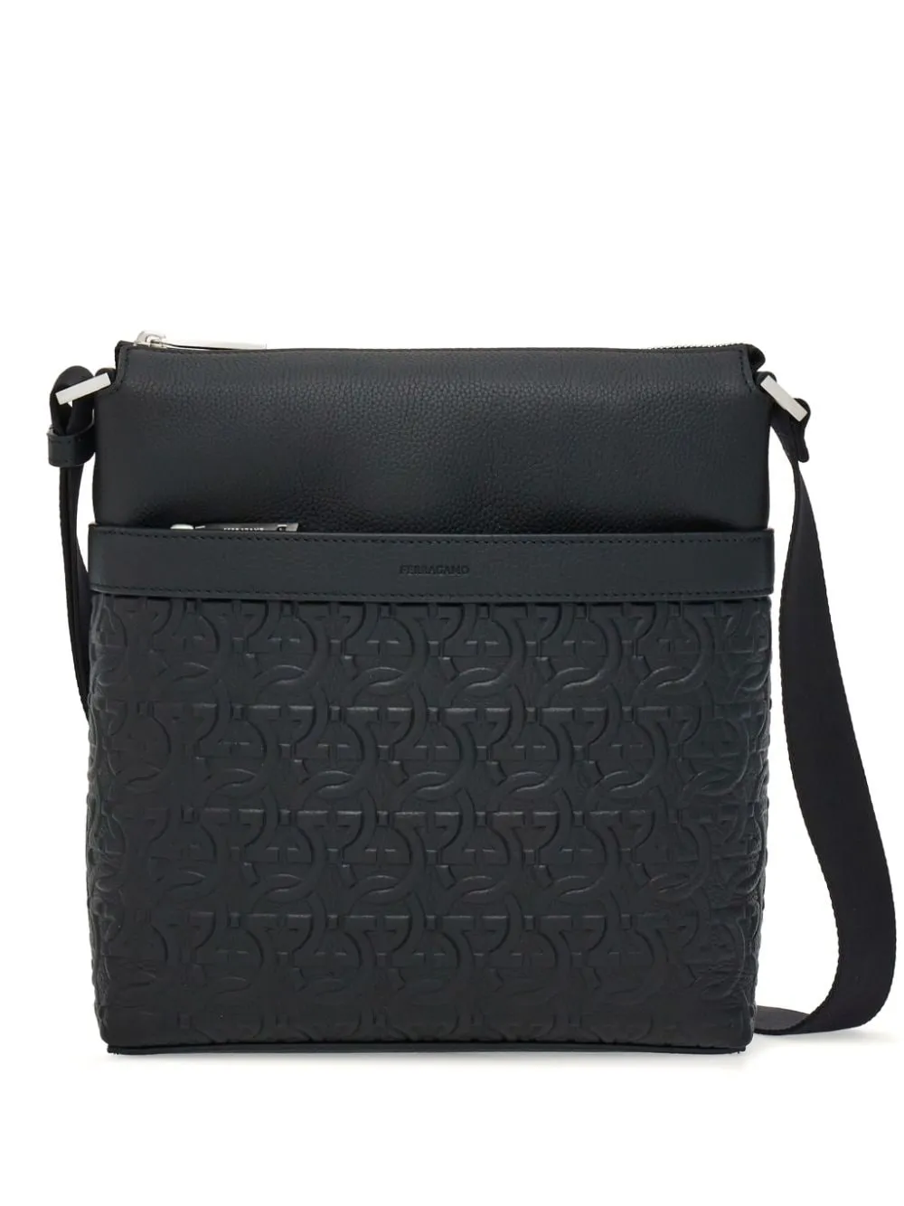 Ferragamo Gancini Leather Crossbody Bag