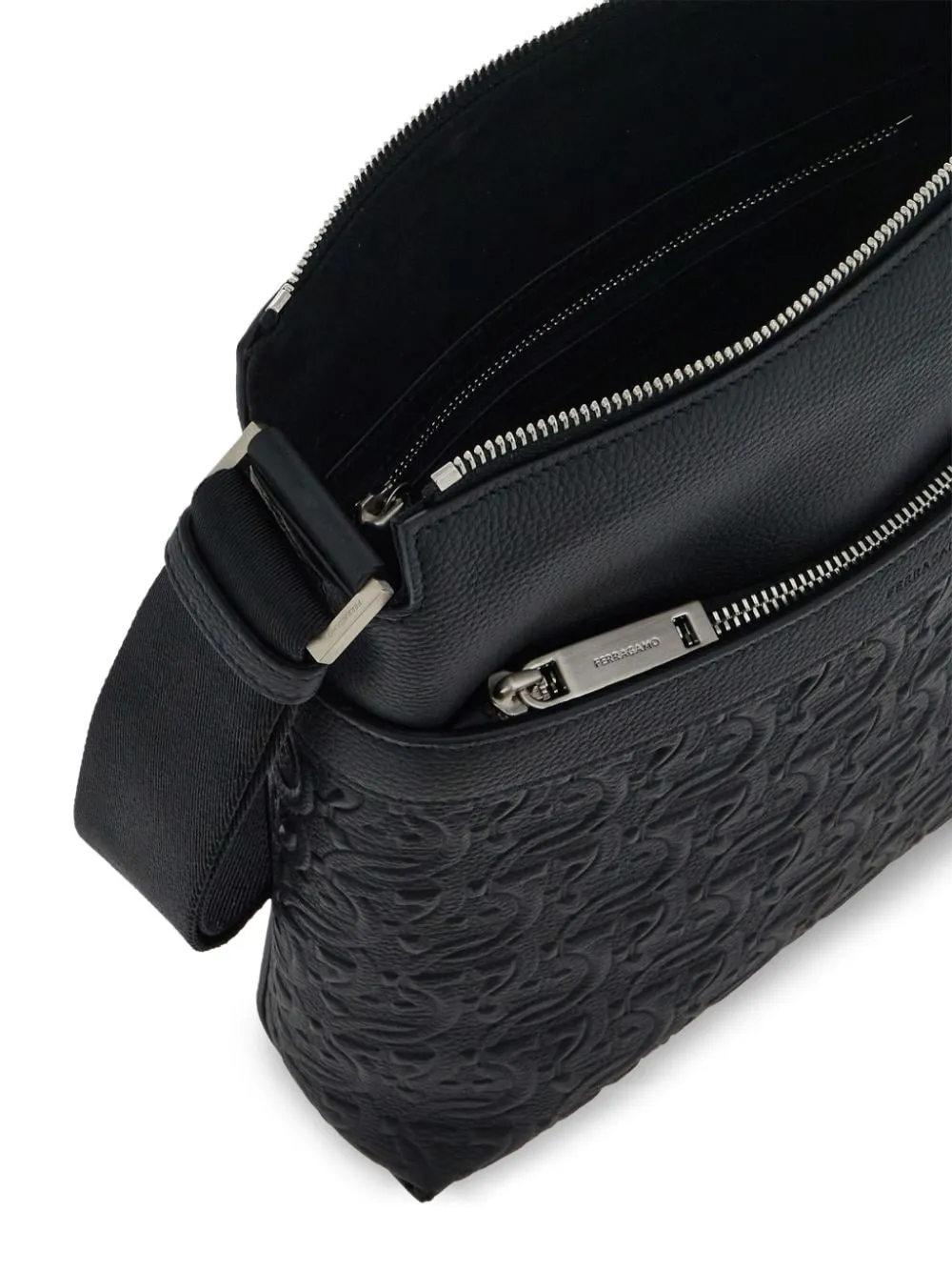 Ferragamo Gancini Leather Crossbody Bag