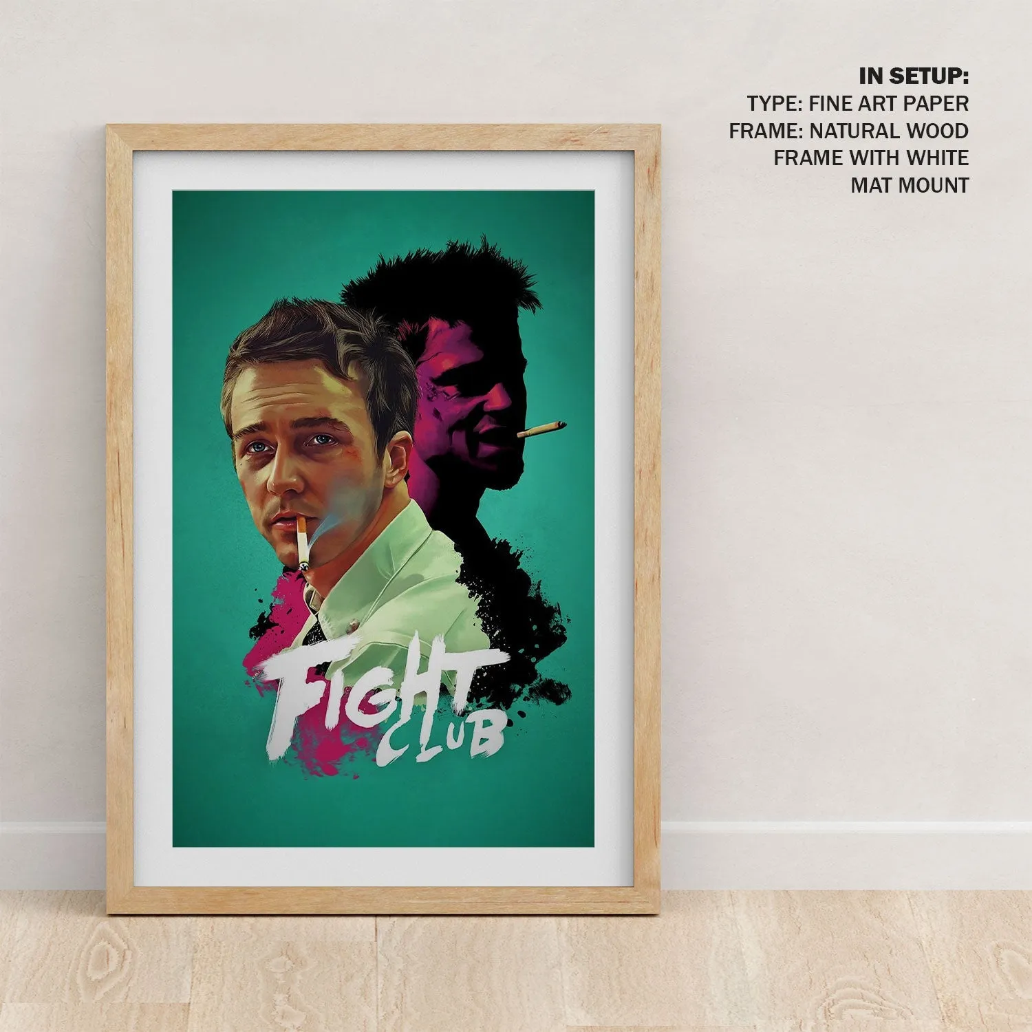 Fight Club (1999) Movie Poster Art